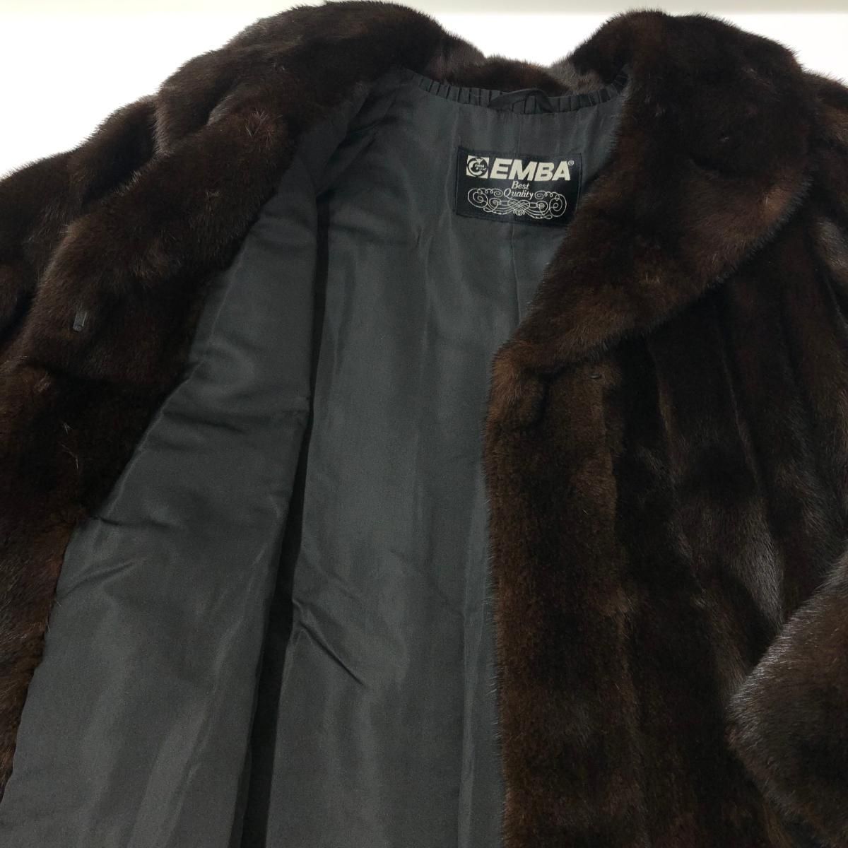 EMBA エンバ ミンクコート サイズ:M ブラックグラマ/毛皮/BLACK GLAMA