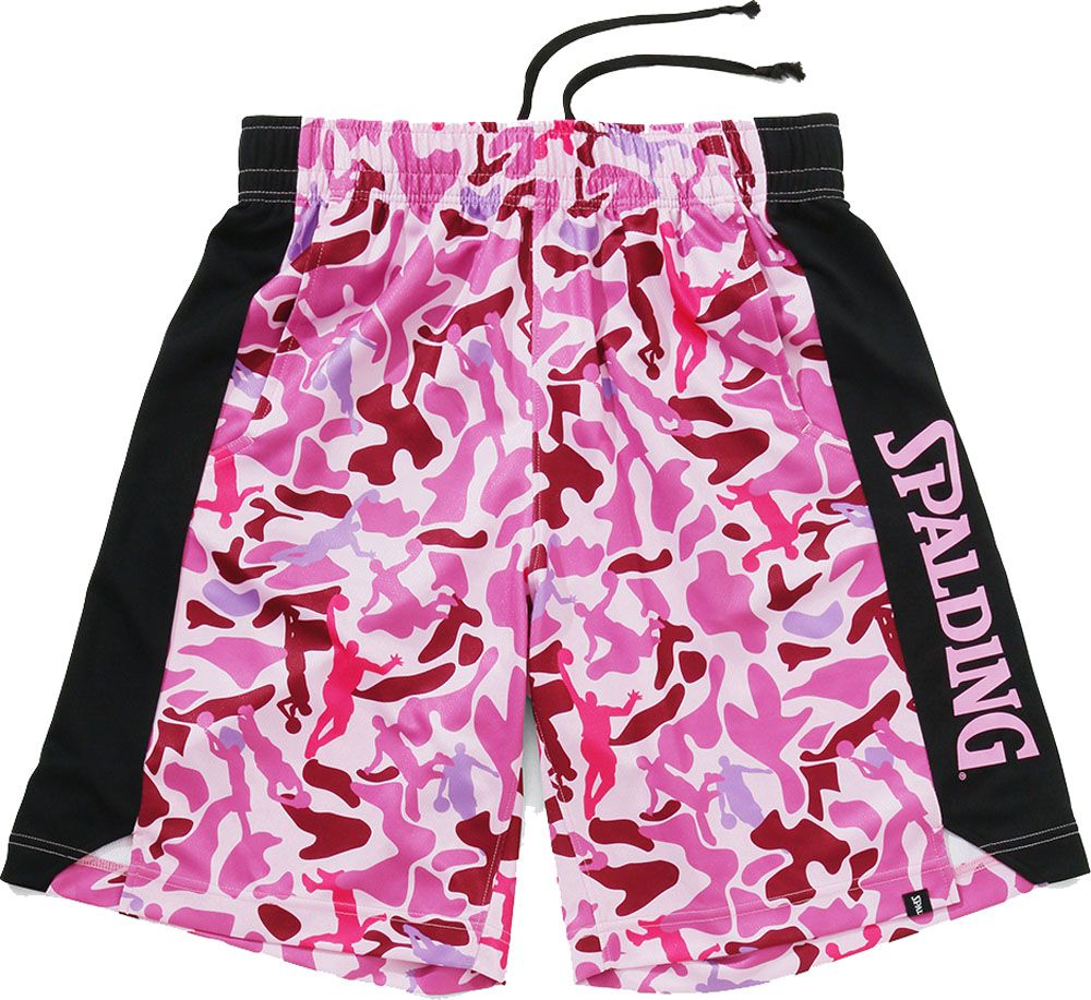 スポルディング SPALDING バスケット プラクティスパンツ ボーラーカモ メンズ レディース プラパン ハーフパンツ 練習着 ウエア ボトムス バスケットボール バスケ バスケ部 ゲームパンツ 部