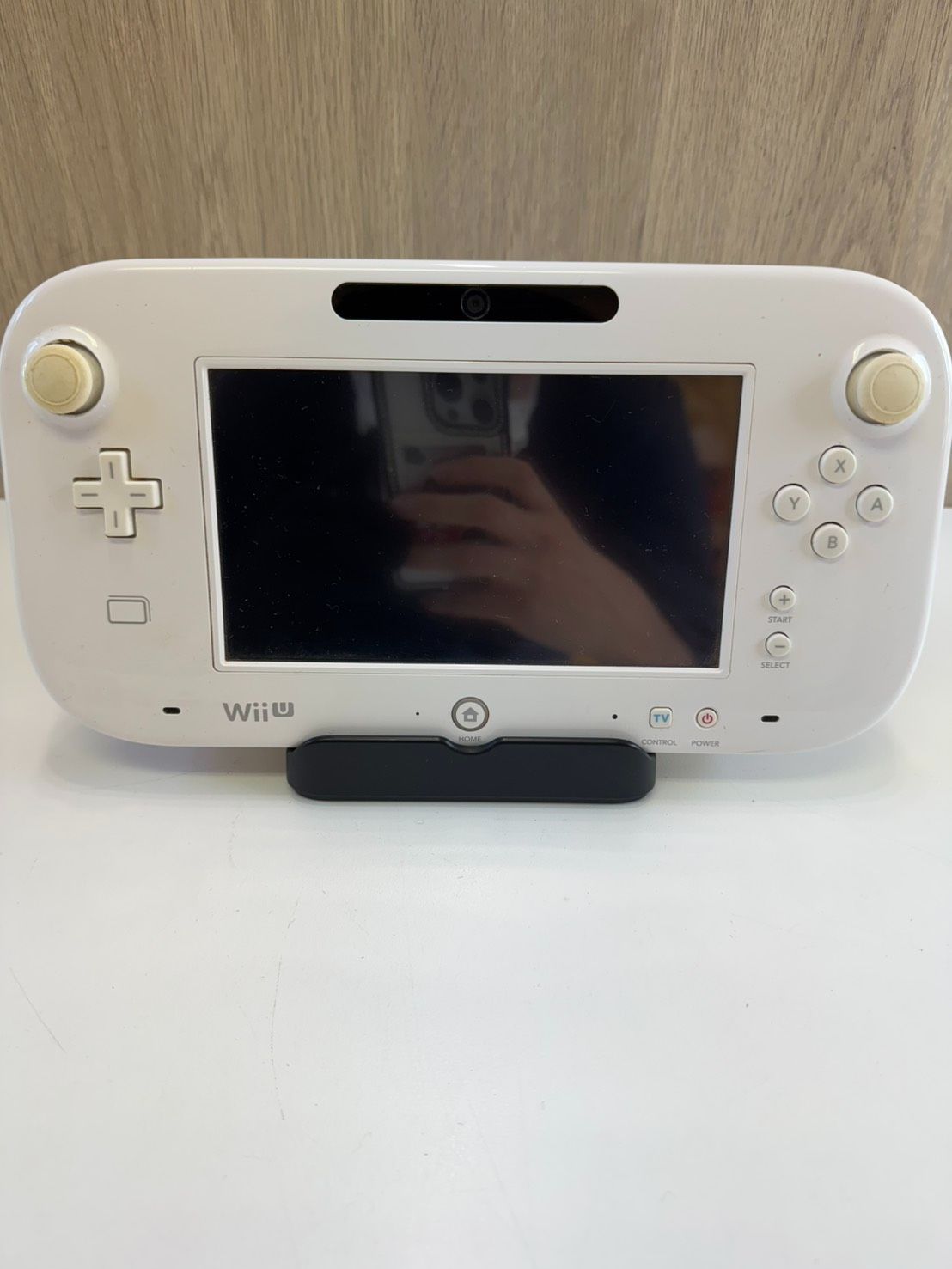 中古品】Nintendo wiiU 本体 ホワイト ケーブル付き 任天堂 現状品