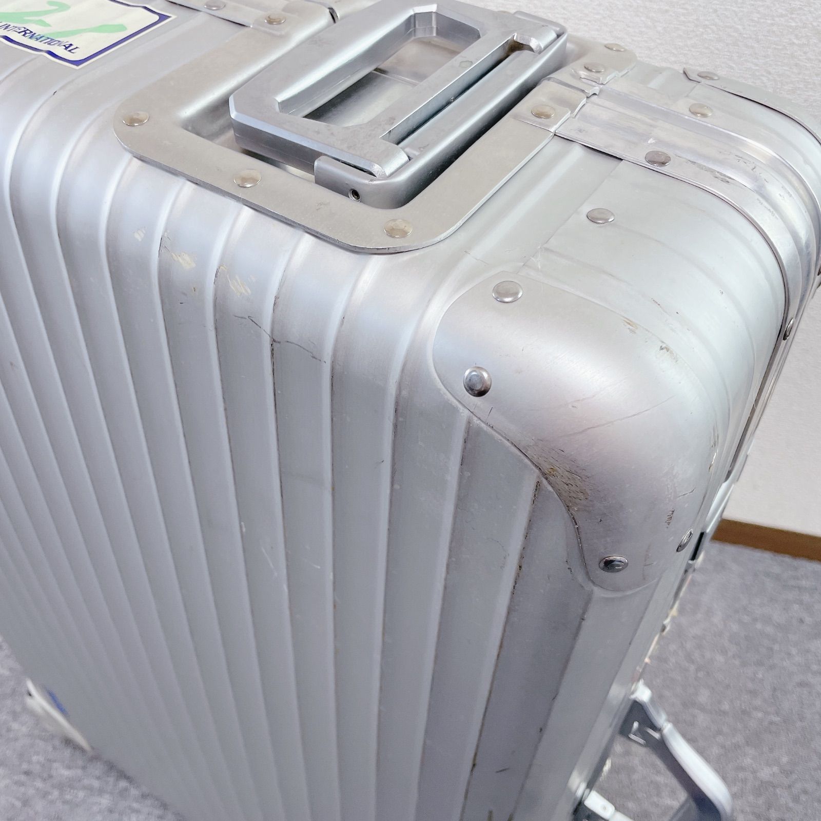 RIMOWA TOPAS プルタブハンドル 2輪 アルミスーツケース 82L