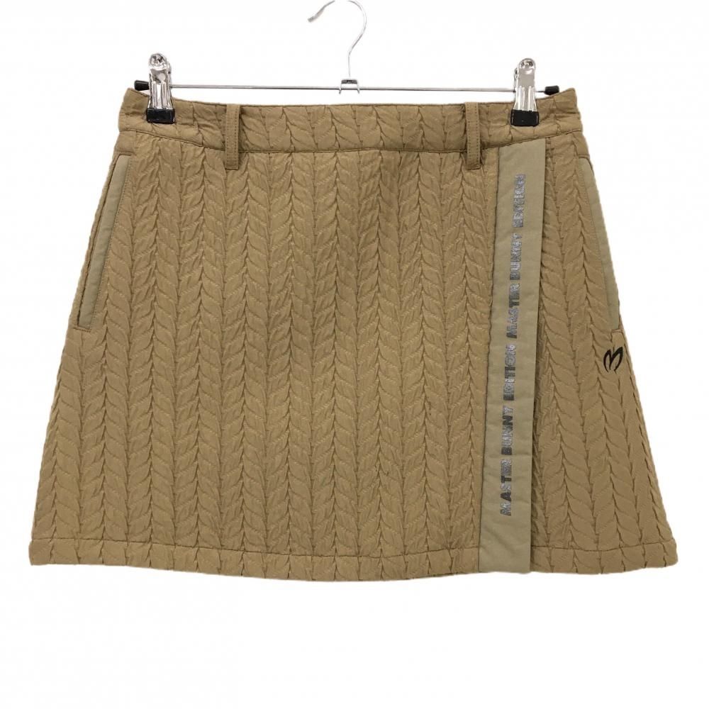 マスターバニー スカート ブラウン 凹凸生地 レディース 1 M ゴルフウェア MASTER BUNNY EDITION