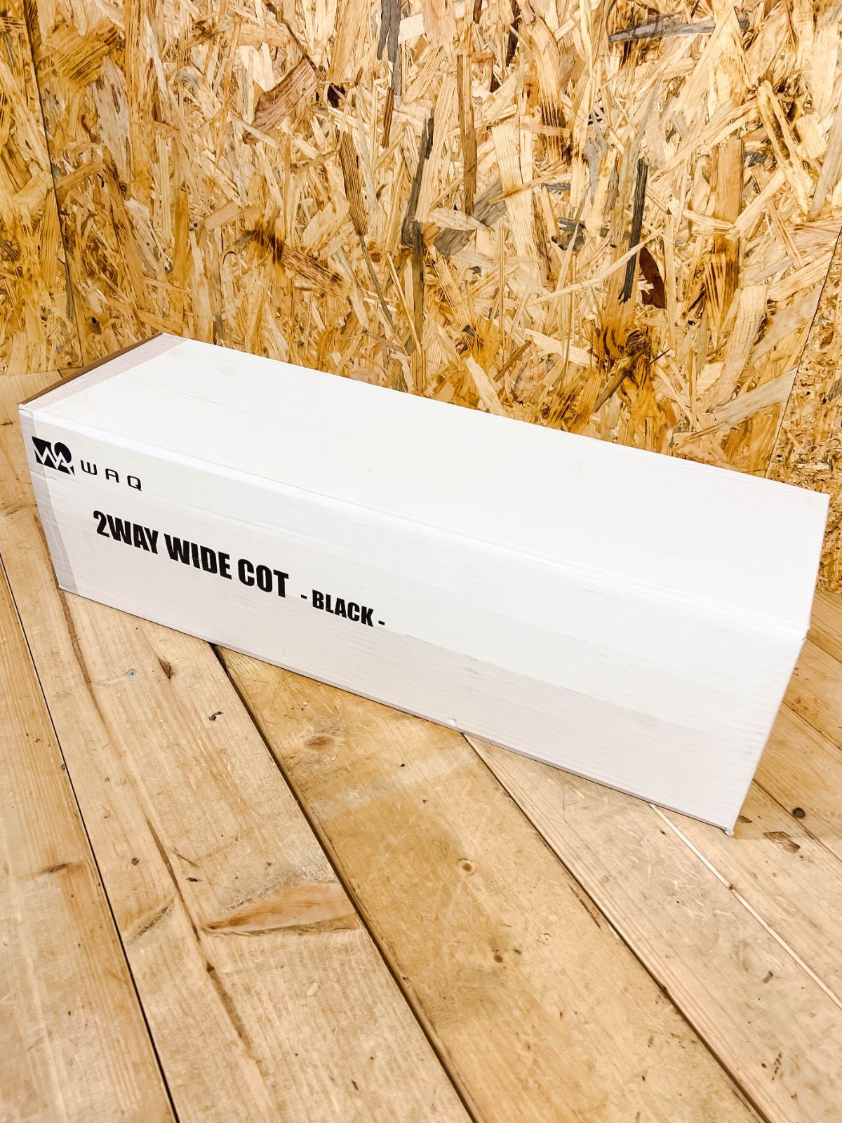 未使用未開封】WAQ 2WAY WIDE COT - BLACK - メルカリ