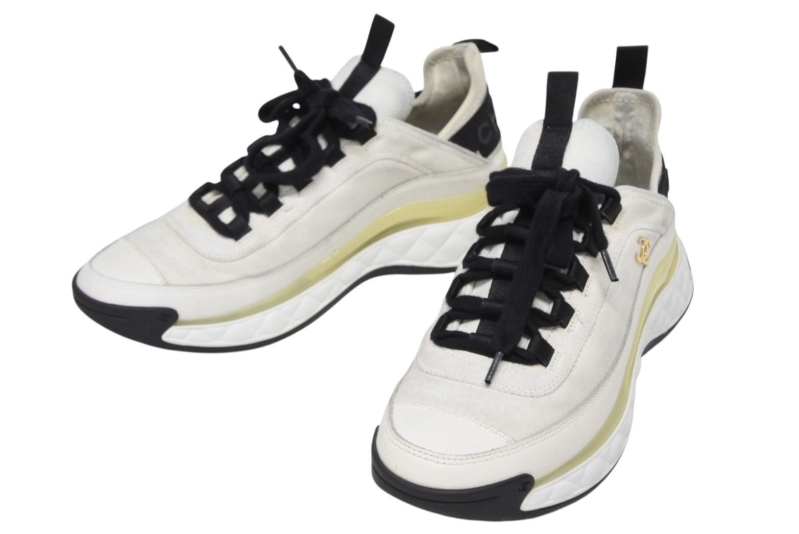 CHANEL シャネル ローカットスニーカー G35617 定価98019円 ミックス