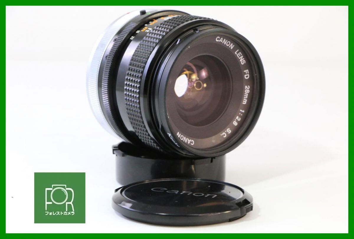 動作保証・点検済】極上品□キヤノン Canon FD 28mm F2.8 S.C.□15560