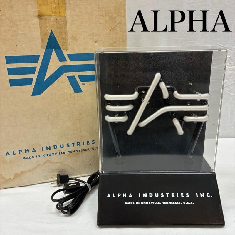 アルファ インダストリー ネオンサイン ネオン管 US雑貨 インテリア メンズ - ISItems 古着