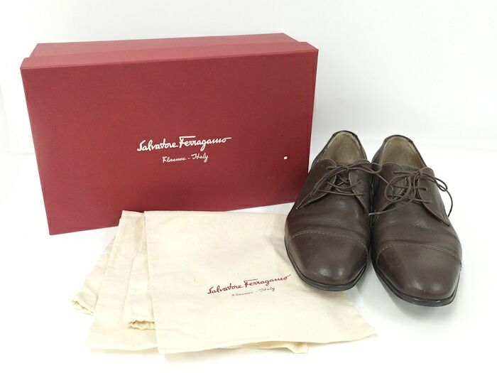 2024 Salvatore Ferragamo ドレスシューズ レザー ブラウン