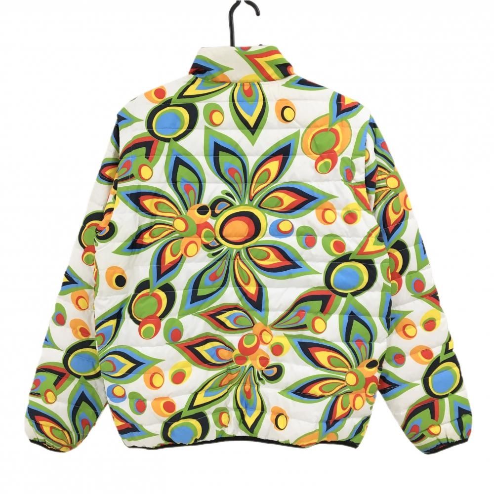 ラウドマウス 2WAYダウンジャケット 白×マルチカラー シャガデリック