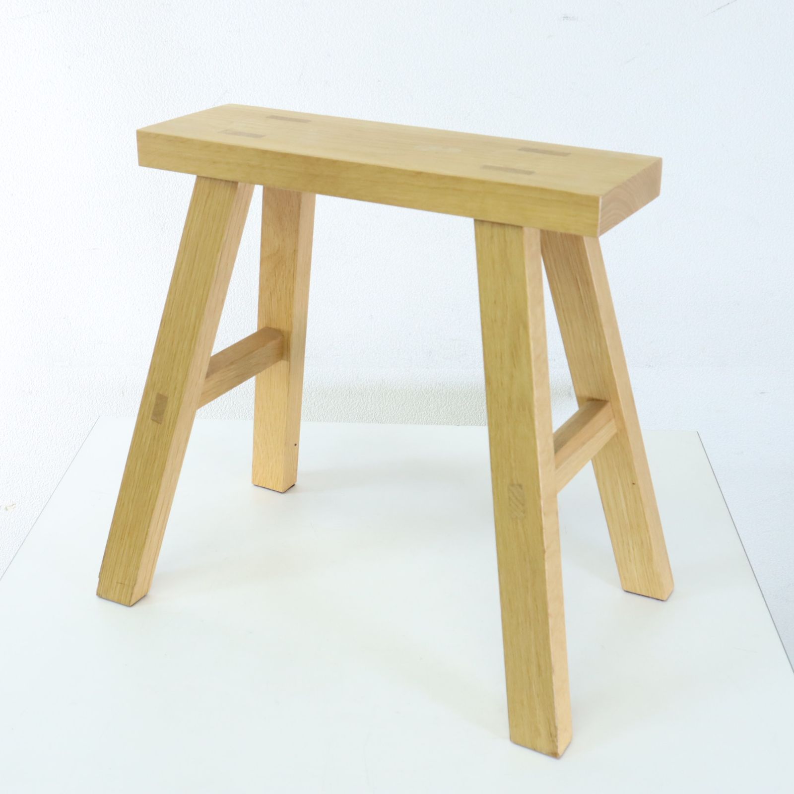 無印良品 MUJI 木製ベンチ 小 48.5×30×44cm コンパクトサイズ 汎用性が