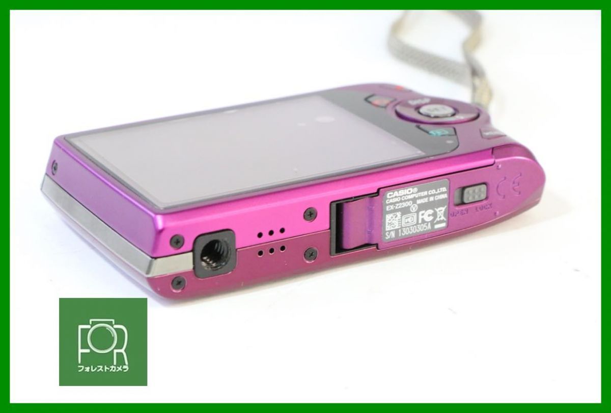 点検済 上品 到着後即使える CASIO EXILIM EX Z 2300 ﾊﾟｰﾌﾟﾙ バッテリー チャージャー 4 GB SDカード AD 226