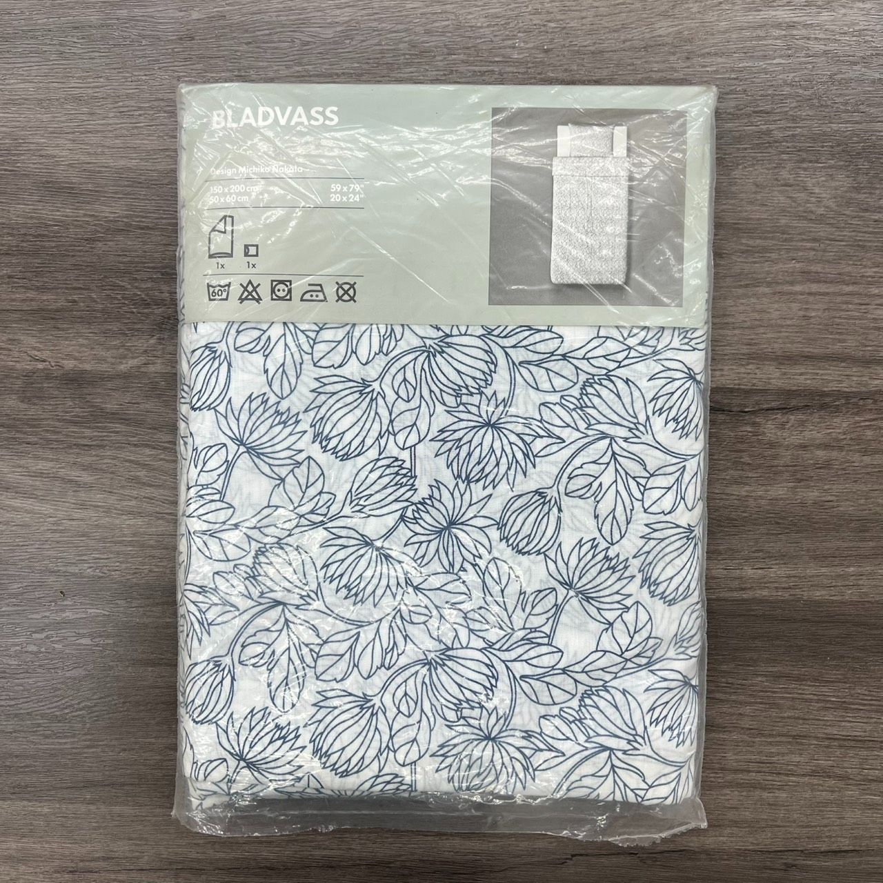 ★IKEA　イケア　掛け布団カバー&ピローケース　各2 新品・未開封 イケア（IKEA） EKTANDVINGE/エークタンドヴィンゲ 掛け布団カバー＆枕