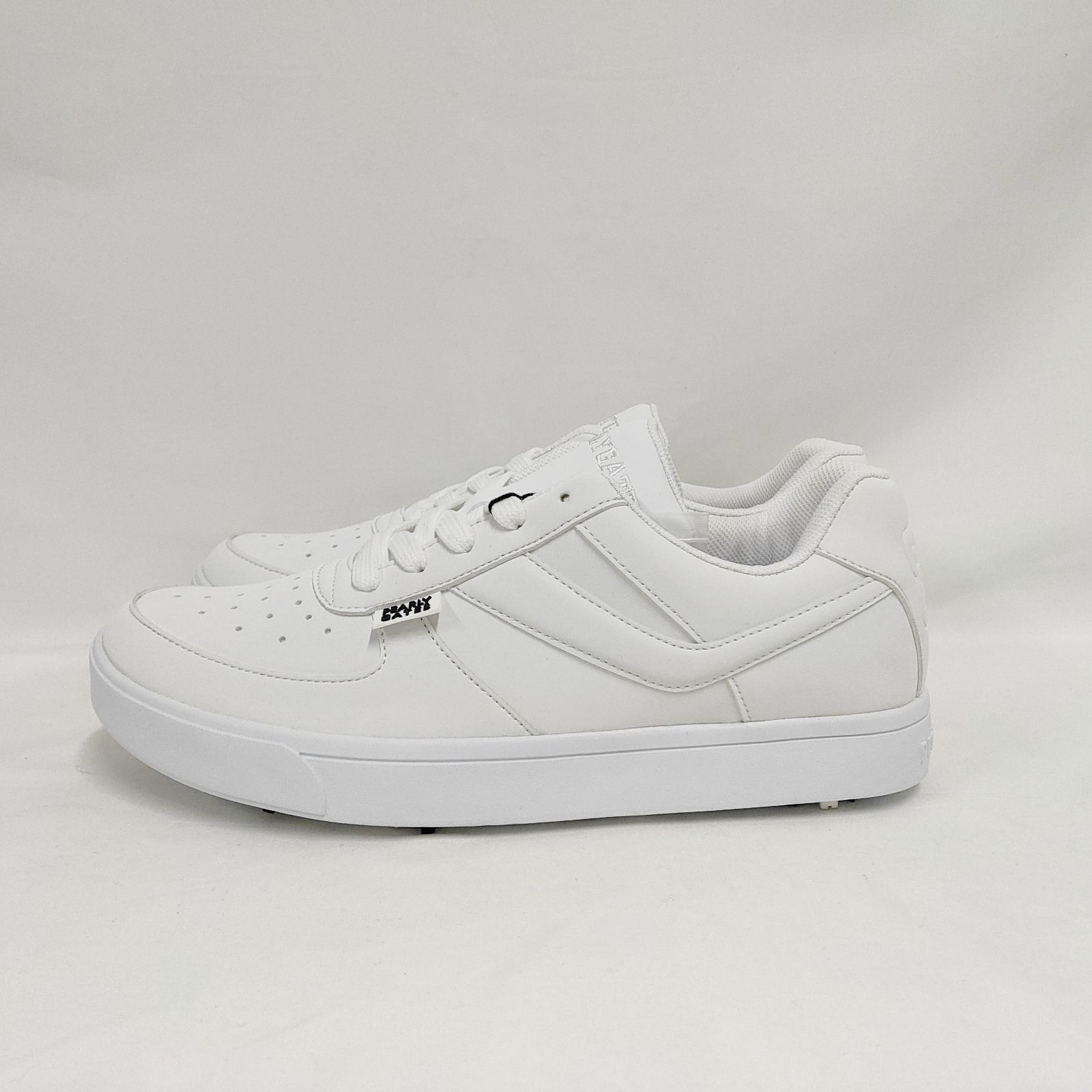 新品 未使用 パーリーゲイツ ローカット ゴルフシューズ ホワイト 26cm