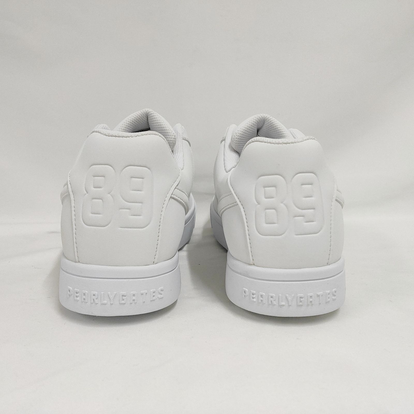 新品 未使用 パーリーゲイツ ローカット ゴルフシューズ ホワイト 26cm