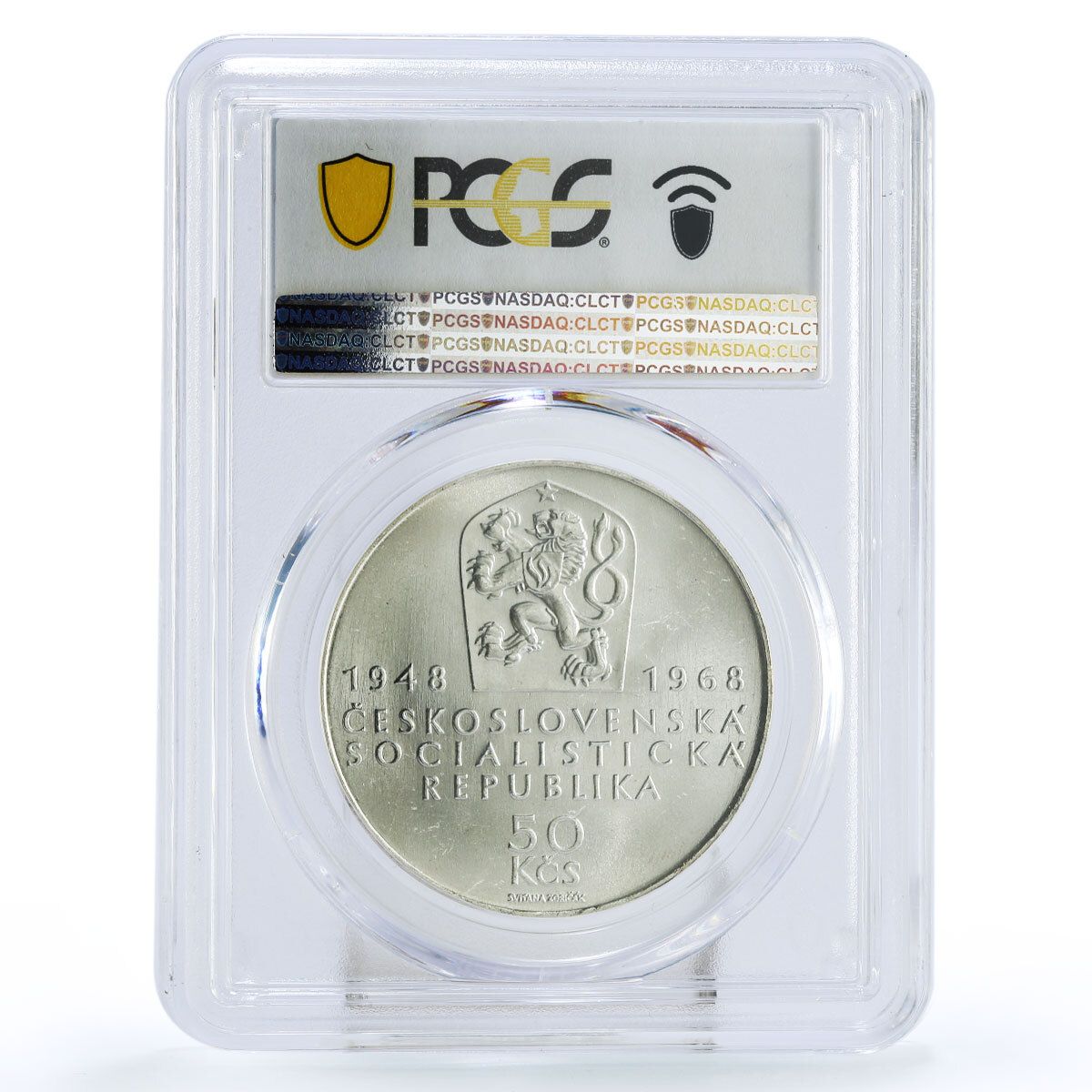 エジプト 5ポンド オリンピック アーチェリー MS69 PCGS 銀貨 1992年