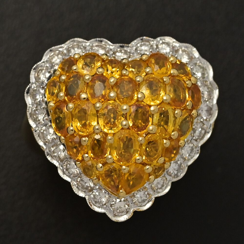 SA4.3ct/FD:0.85ct/Ponte Vecchio ポンテヴェキオ ハートパヴェ