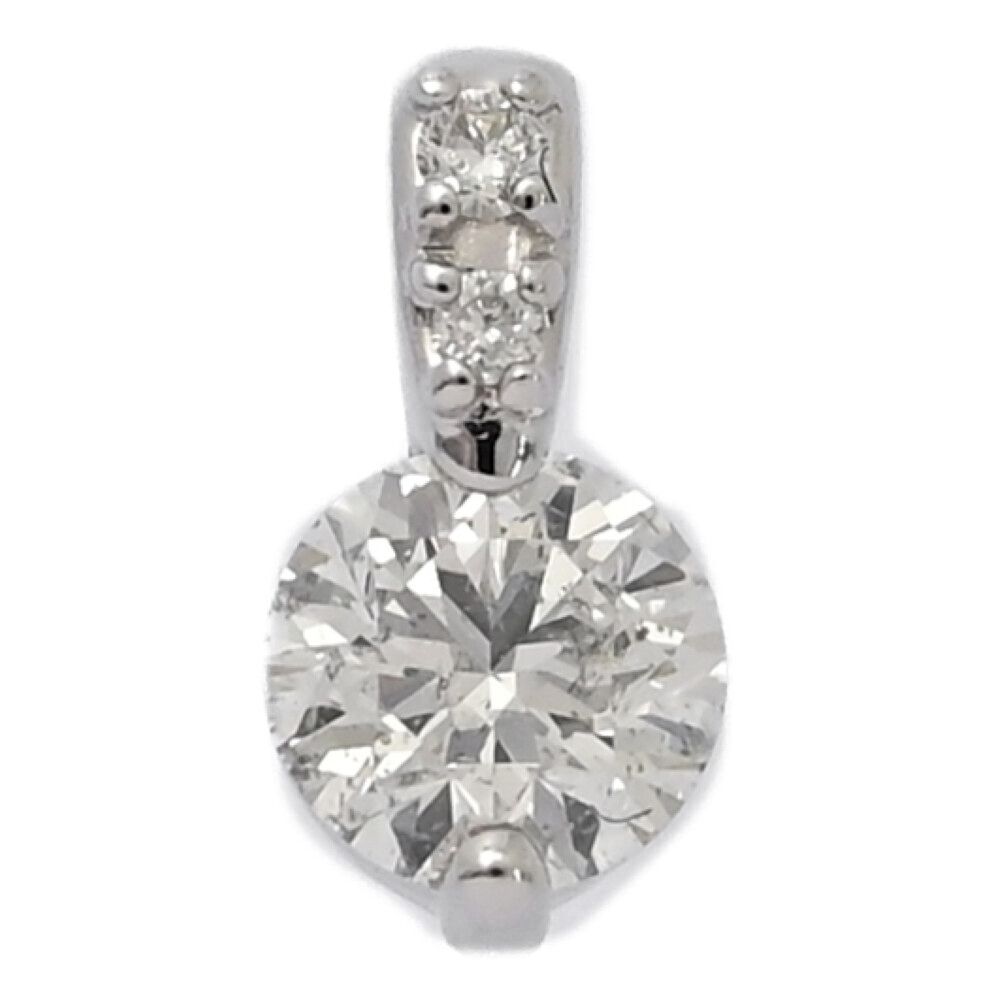 0.184 ct ダイヤモンド シンプルデザイン ペンダントトップ Pt 900-0.4 g プラチナ プレゼント 記念日 S メンズ レディース 598402