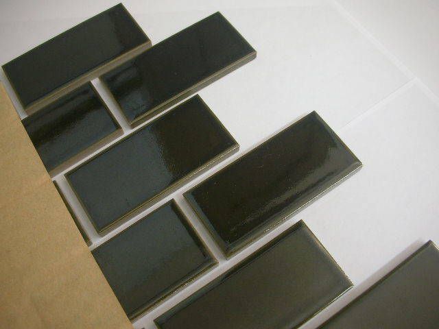 レトロ TILE タイル Y ２オリベ色 452丁平ﾚﾝｶﾞ張り 22ｼｰﾄ入りセット