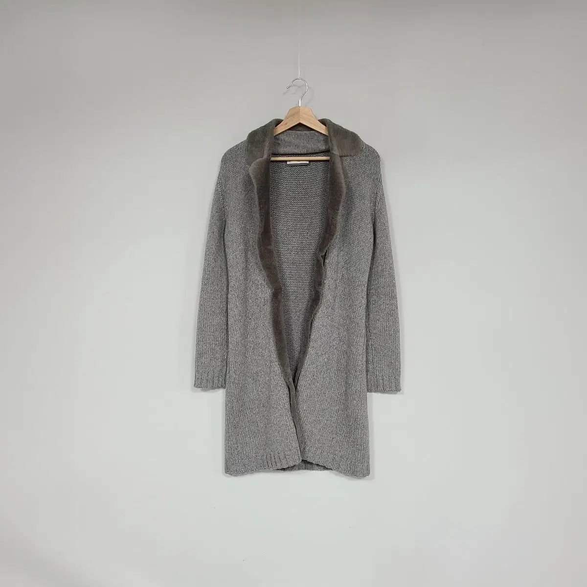 FABIANA FILIPPI ファビアナフィリッピ カシミア ロング カーディガン グレー