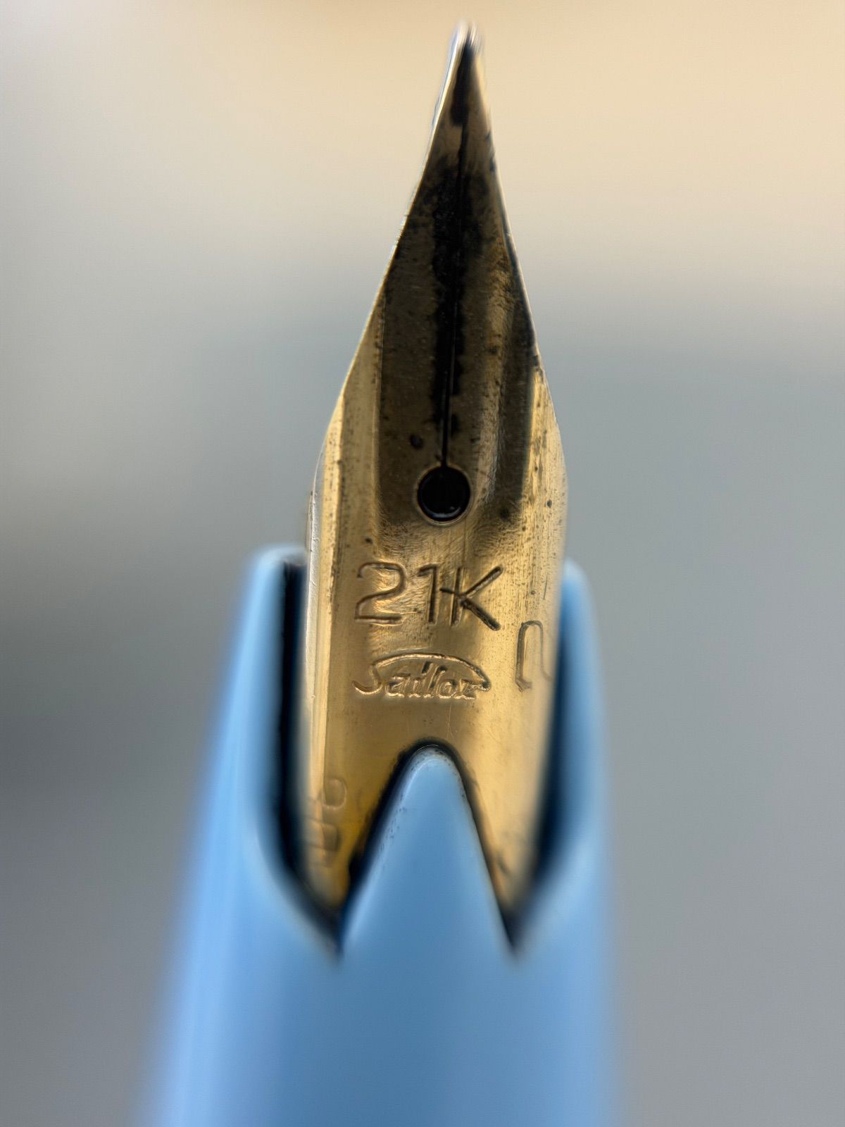 E Sailor 21 セーラー 万年筆 細字 k 刻印 ブルー