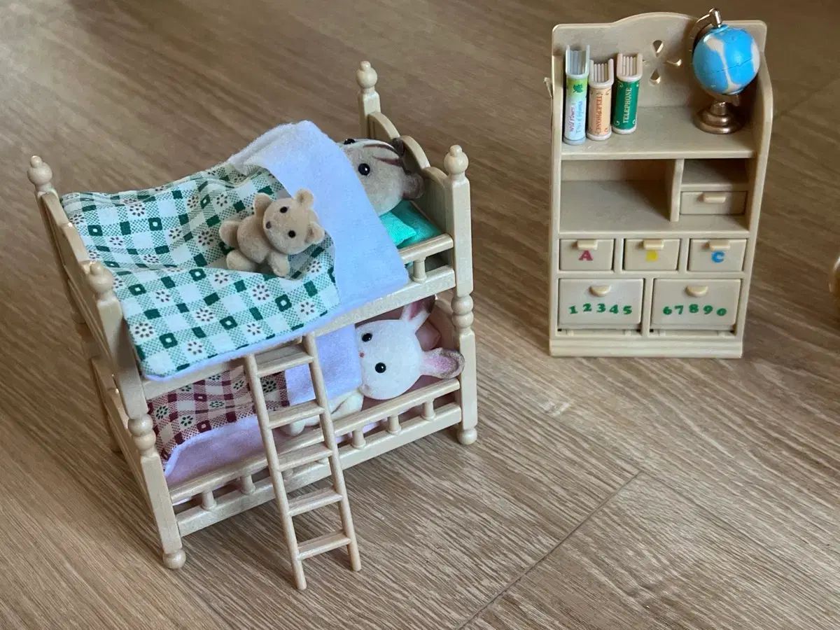 シルバニアファミリー 二段ベッド 子供部屋 セット, image size:1200x900