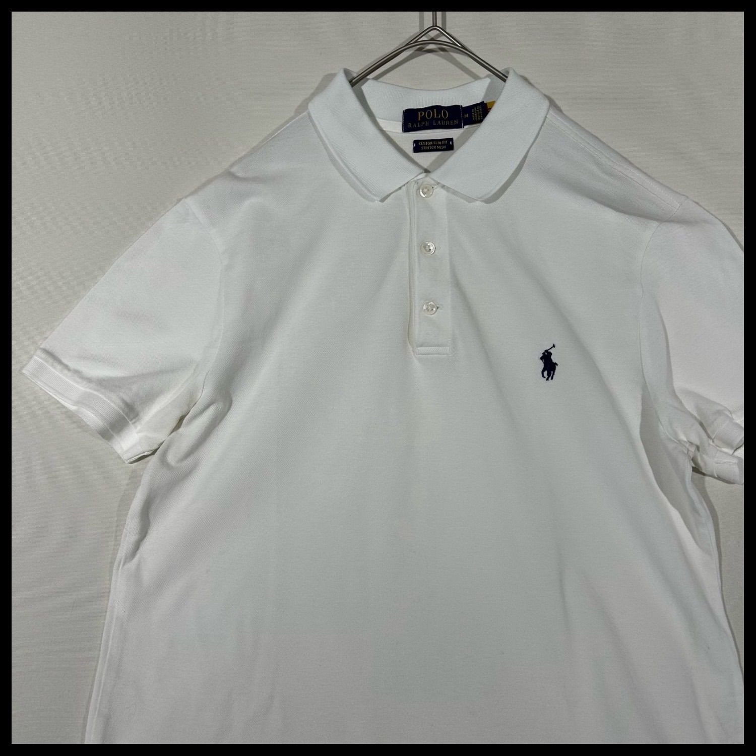 ポロラルフローレン POLO RALPH LAUREN ホワイト 白 ポロシャツ