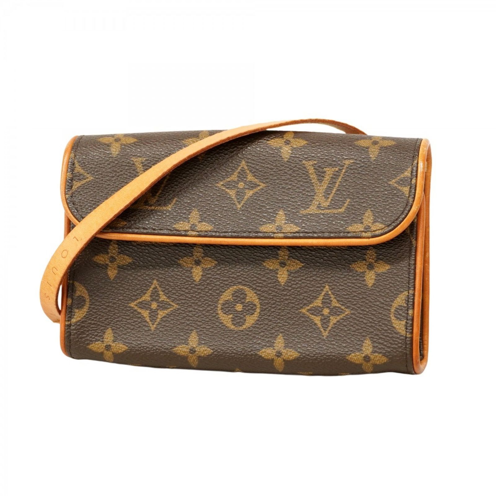 ルイ ヴィトン Louis Vuitton ウエストバッグ モノグラム ポシェットフロランティーヌ M 51855 ブラウンレディース