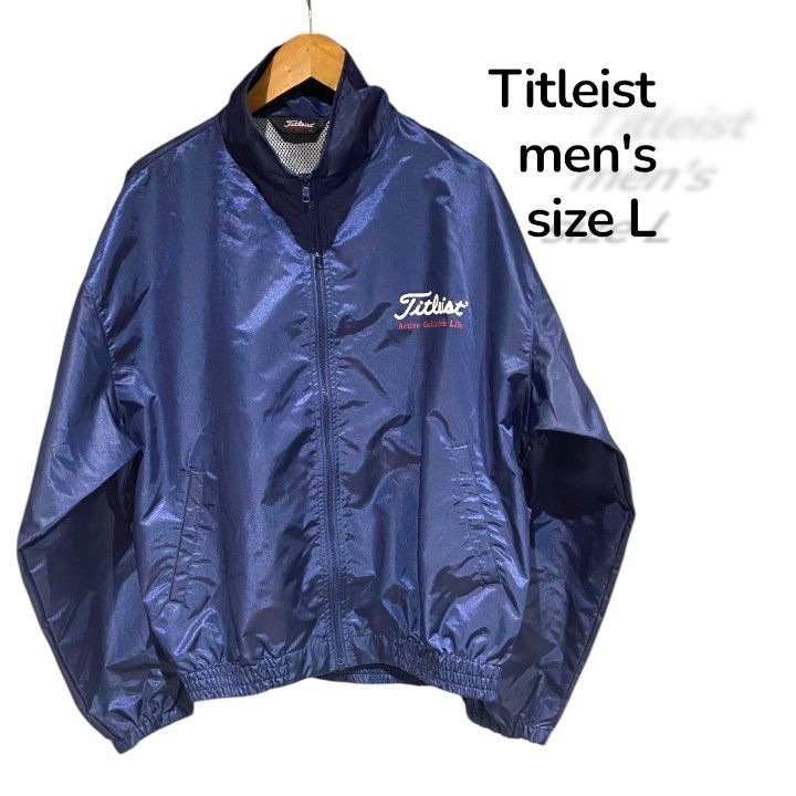 Titleist タイトリスト ロゴプリント ナイロン 100%ジャケット size L