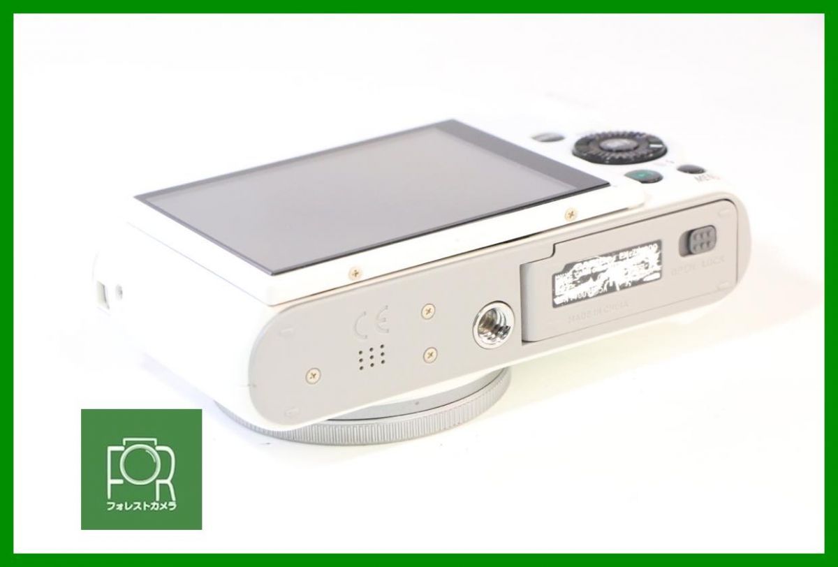 点検済 上品 CASIO EXILIM EX ZR 100 ホワイト バッテリー チャージャー 4 GB SDカード付き AH 710