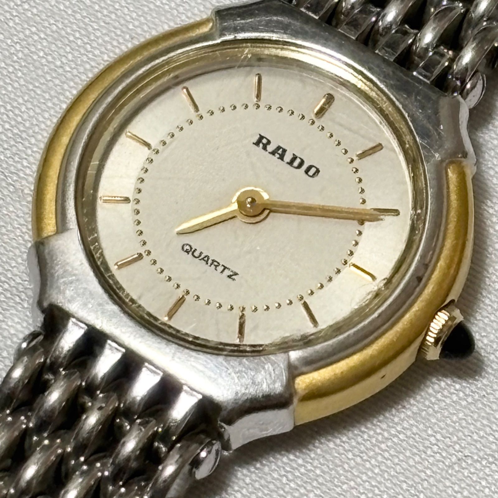 送料無料】RADO/ラドー/133.9644.2/クォーツ腕時計/シルバー×ゴールド