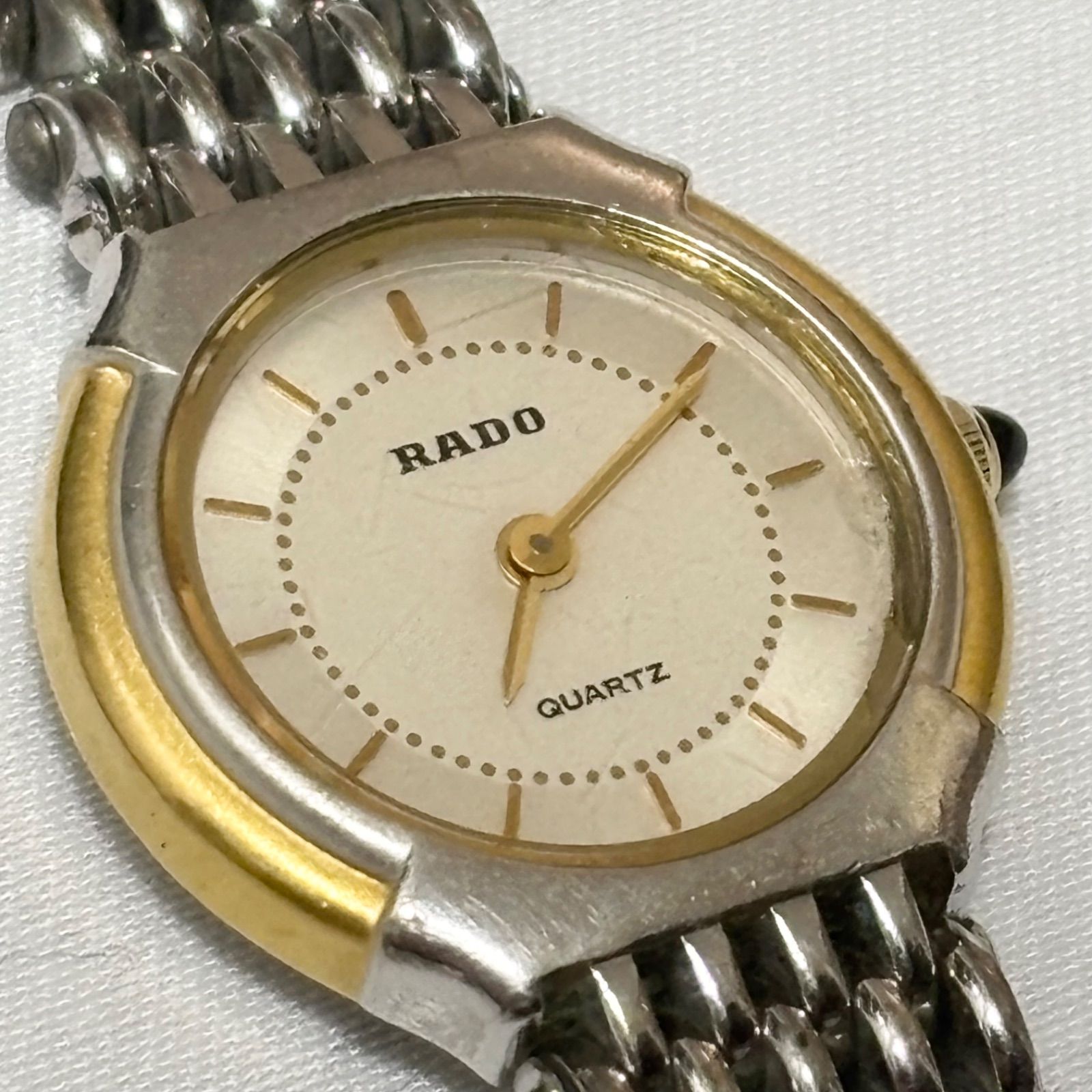 送料無料】RADO/ラドー/133.9644.2/クォーツ腕時計/シルバー×ゴールド