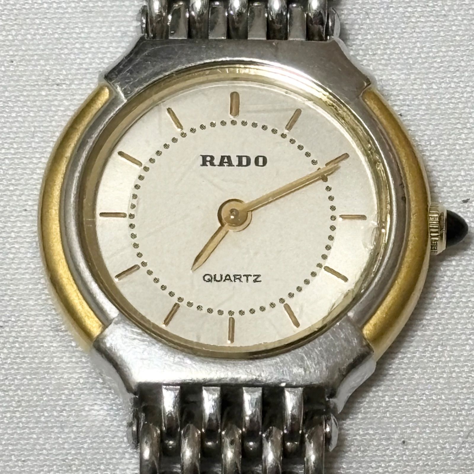 送料無料】RADO/ラドー/133.9644.2/クォーツ腕時計/シルバー×ゴールド