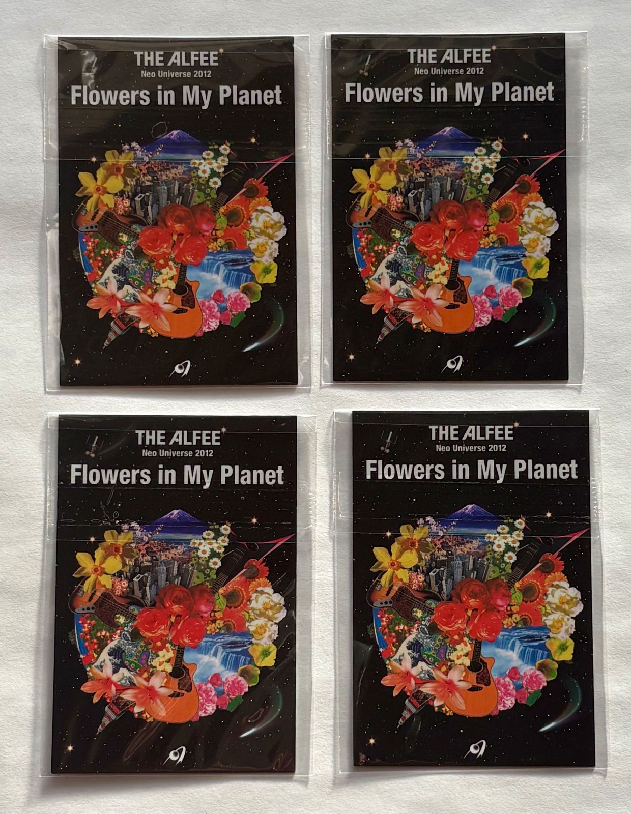 THE ALFEE グッズ Flowers in My Planet Neo Universe 2012 トレカ 4枚