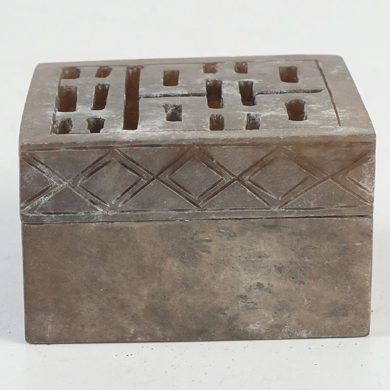 中国 蜜蝋彫刻 透かし彫喜字 香合 蓋物 箱付 N S418 - メルカリ