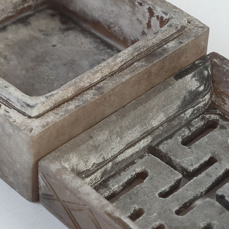 中国 蜜蝋彫刻 透かし彫喜字 香合 蓋物 箱付 N S418 - メルカリ