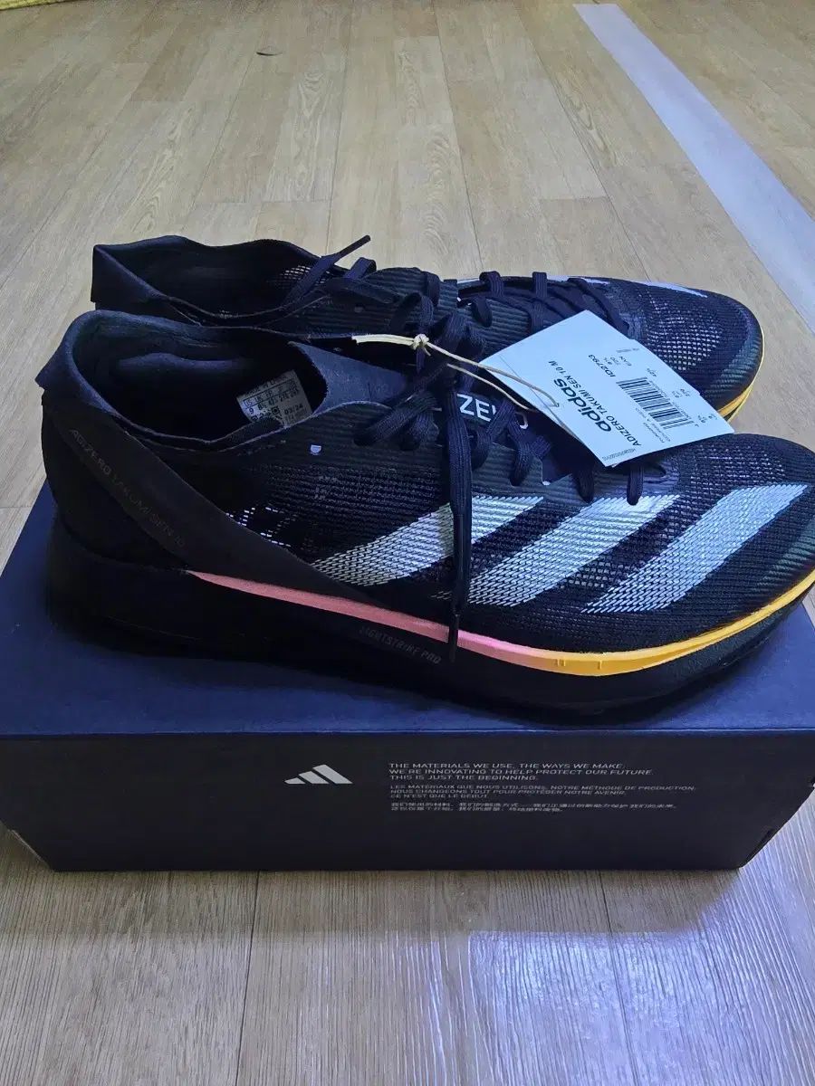 アディダス アディゼロ タクミ セン 10 ブラック 270 新品 - メルカリ