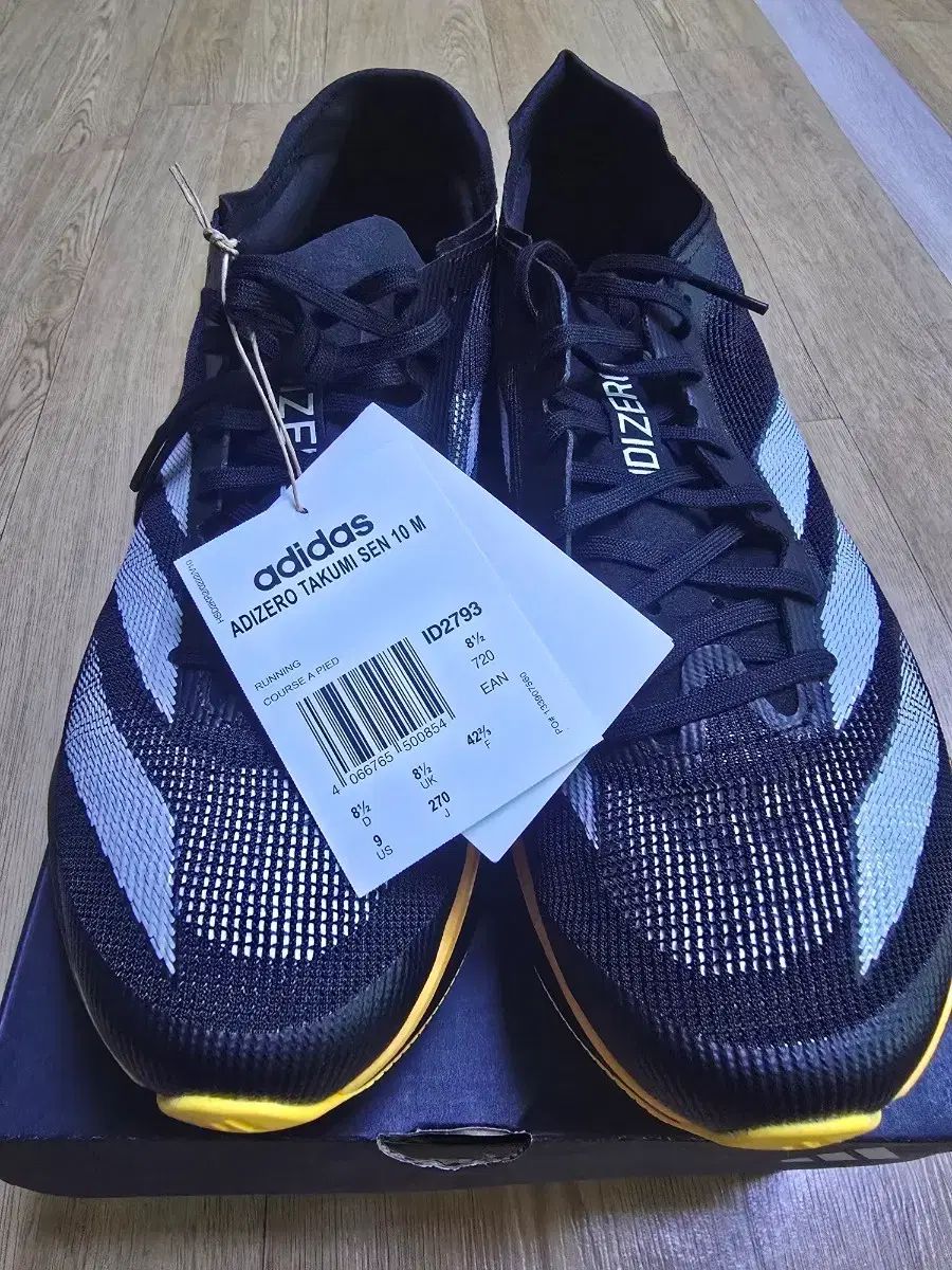アディダス アディゼロ タクミ セン 10 ブラック 270