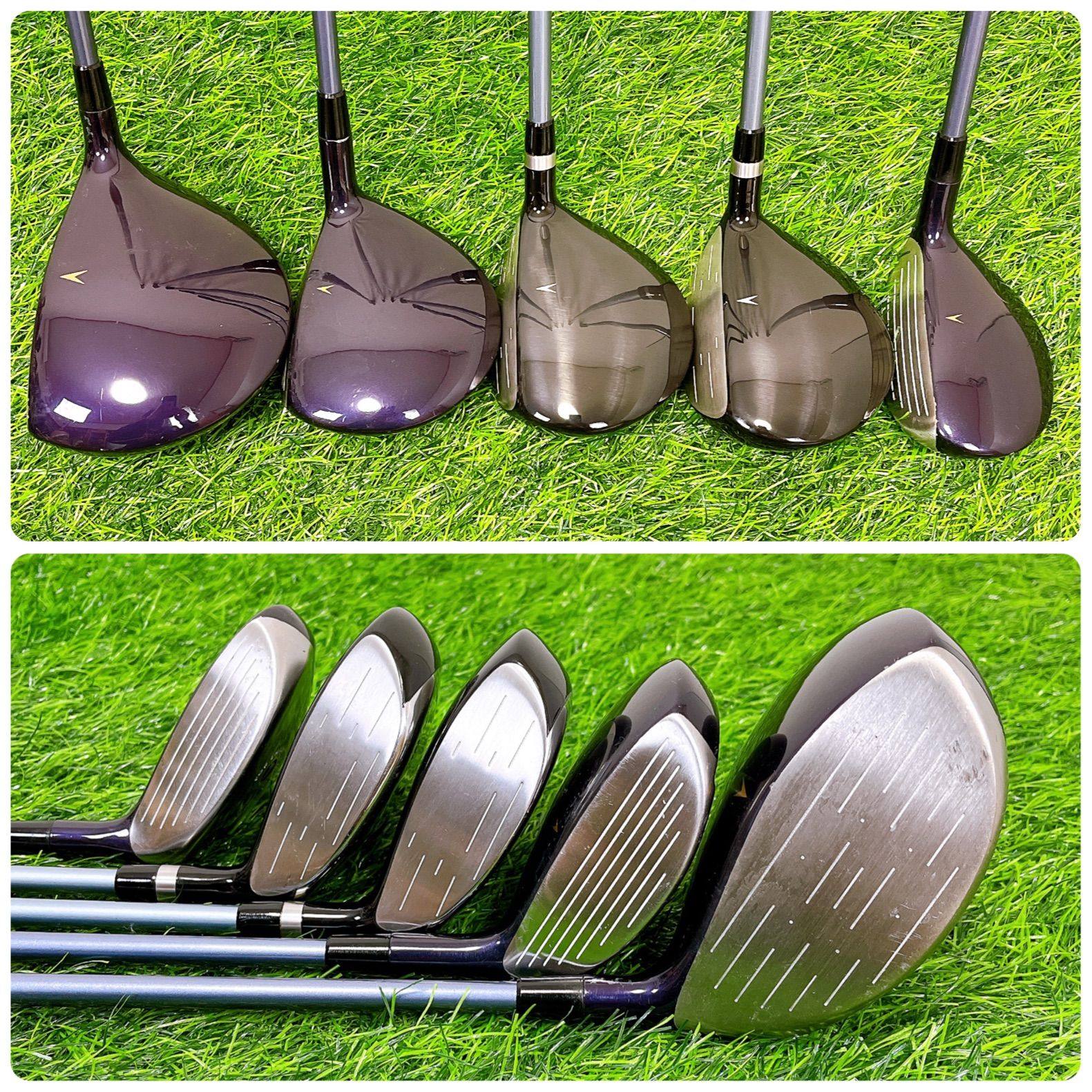 希少レディースレフティ 】 Fitway 豪華12本 女性用 左利き ゴルフ