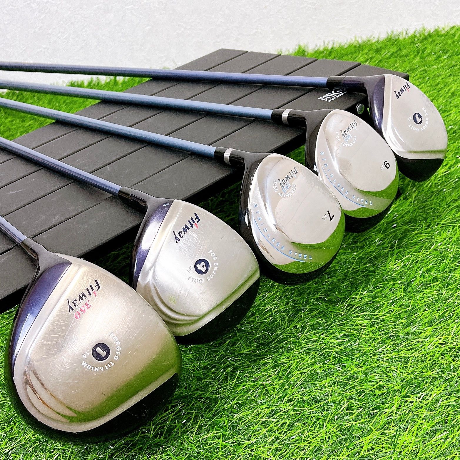 希少レディースレフティ 】 Fitway 豪華12本 女性用 左利き ゴルフ