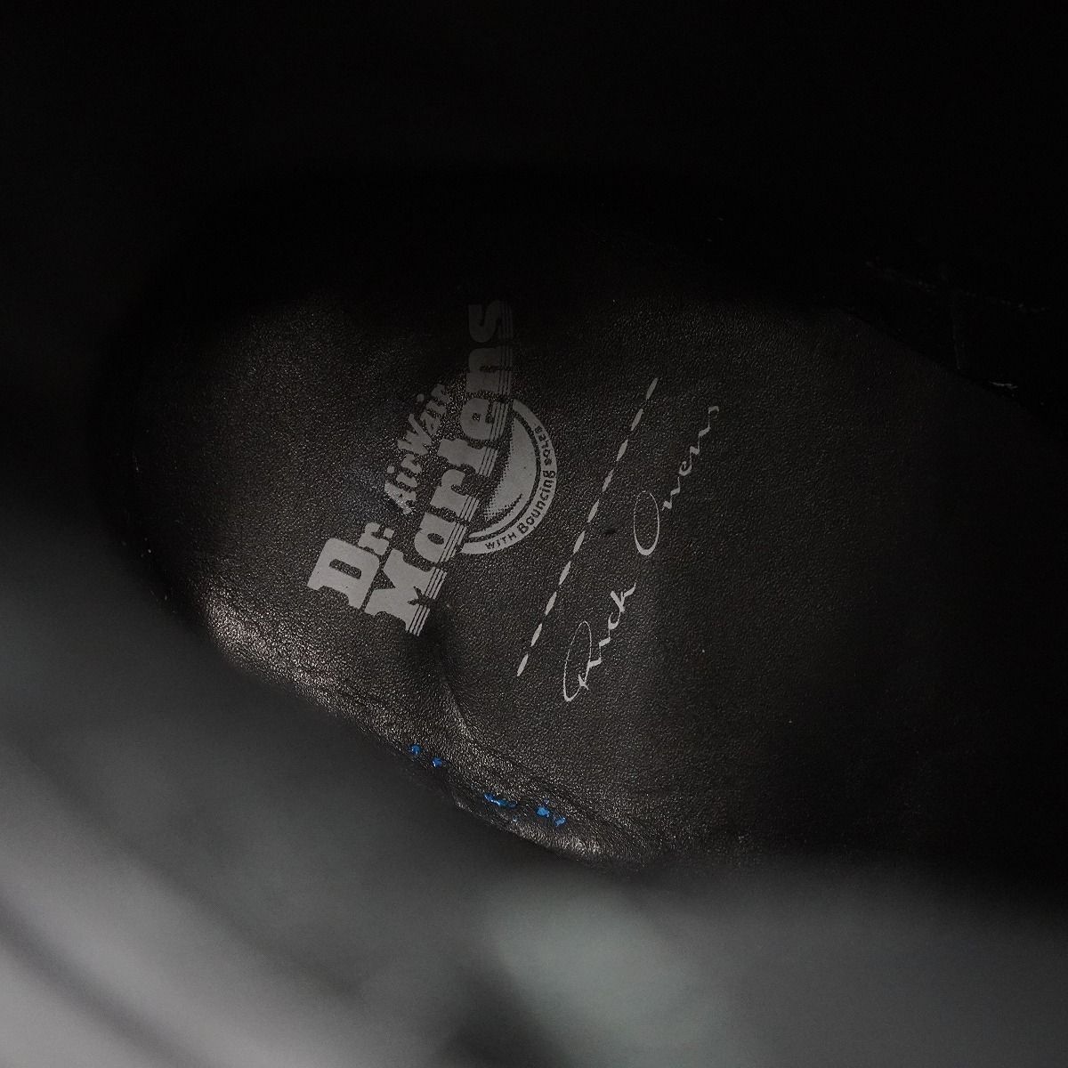  正規 Rick Owens DRKSHDW ダークシャドウ Dr Martens ドクターマーチン 1460 Quad Sole Mega Lace Boot ブーツ UK 7 1125 P ワークブーツ ブーツ 革靴