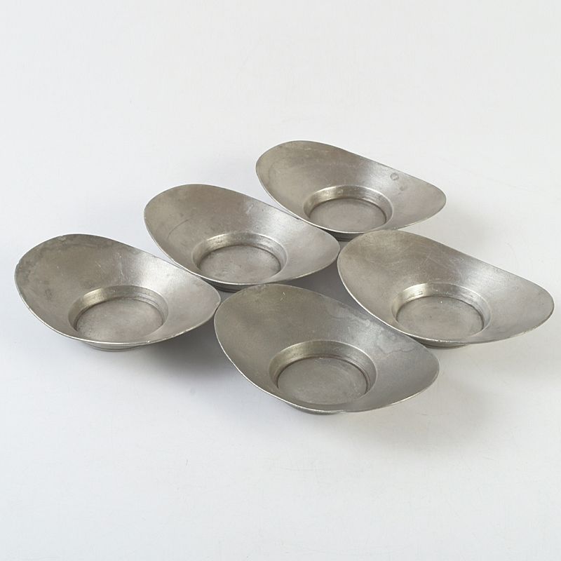 煎茶道具 古錫 乾茂號造・龍文堂造 茶托 二種十客 V S419 - メルカリ