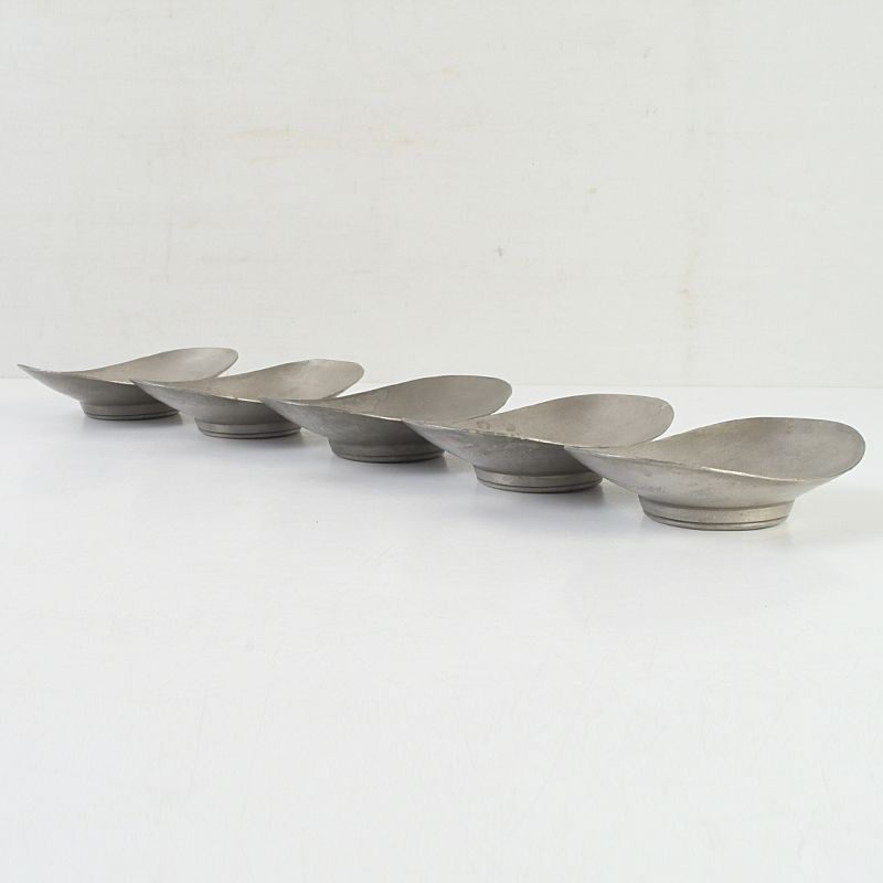 煎茶道具 古錫 乾茂號造・龍文堂造 茶托 二種十客 V S419 - メルカリ