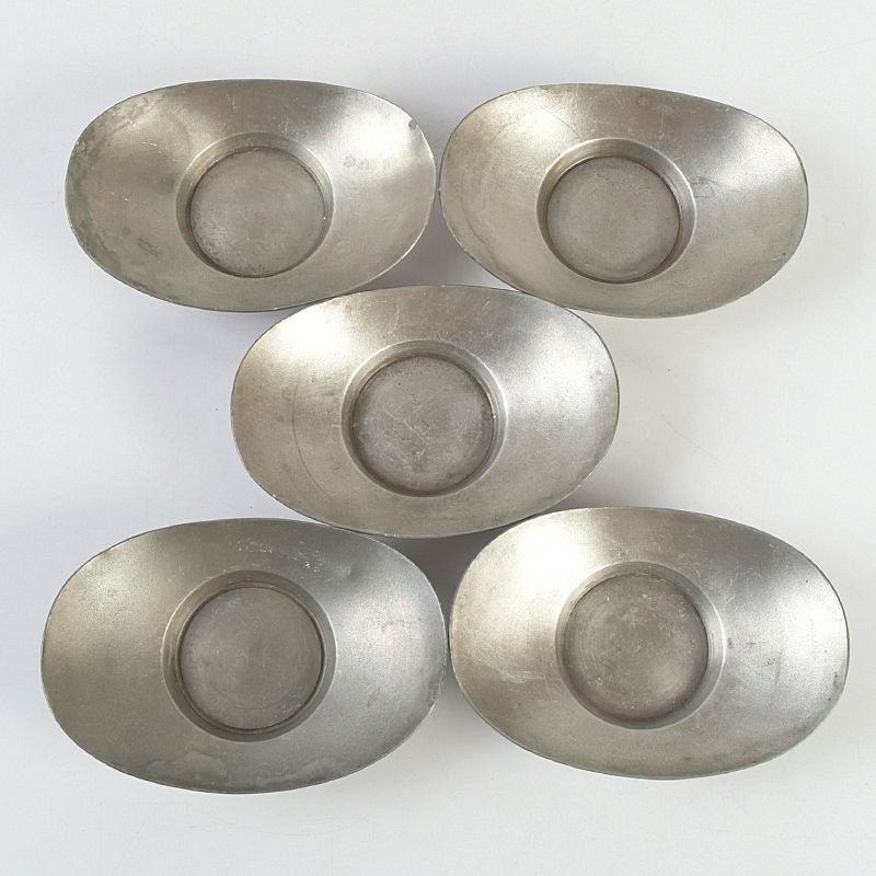 煎茶道具 古錫 乾茂號造・龍文堂造 茶托 二種十客 V S419 - メルカリ