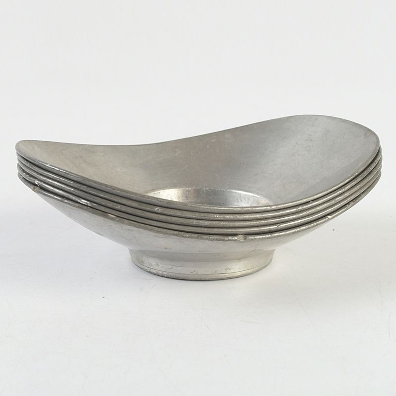 煎茶道具 古錫 乾茂號造・龍文堂造 茶托 二種十客 V S419 - メルカリ