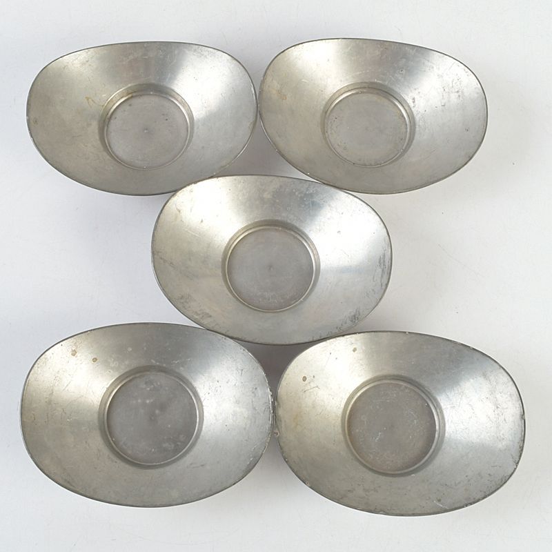 煎茶道具 古錫 乾茂號造・龍文堂造 茶托 二種十客 V S419 - メルカリ