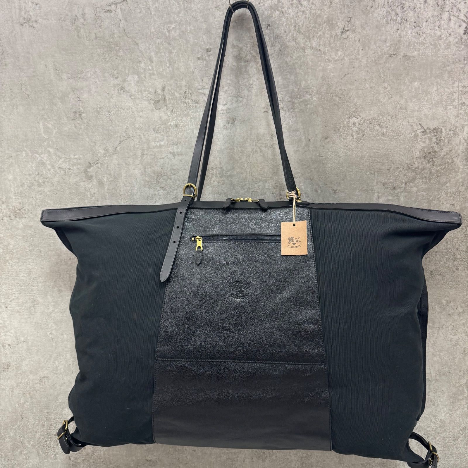 美品】IL BISONTE イルビゾンテ 2WAY ボストンバッグ キャンディバッグ