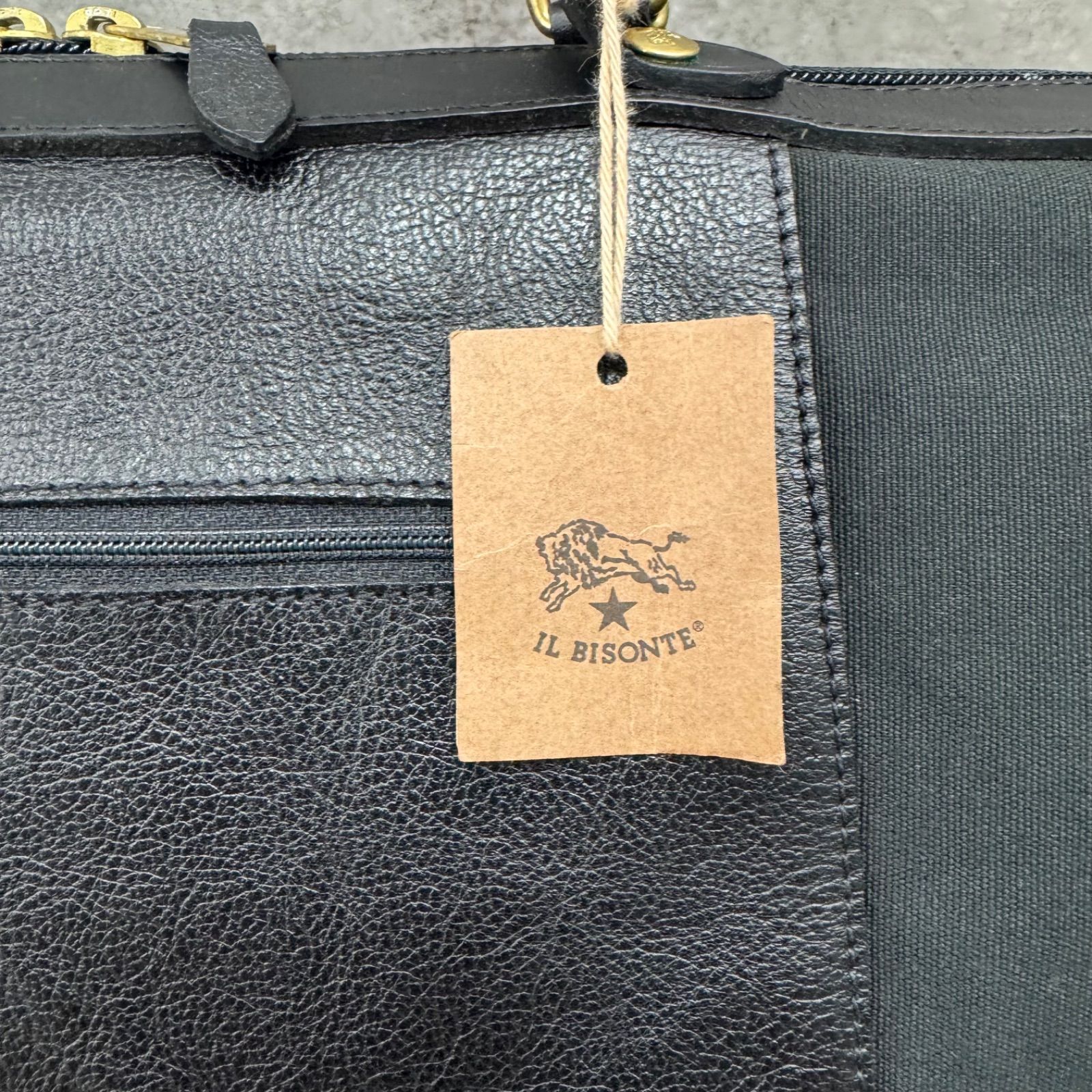 美品】IL BISONTE イルビゾンテ 2WAY ボストンバッグ キャンディバッグ