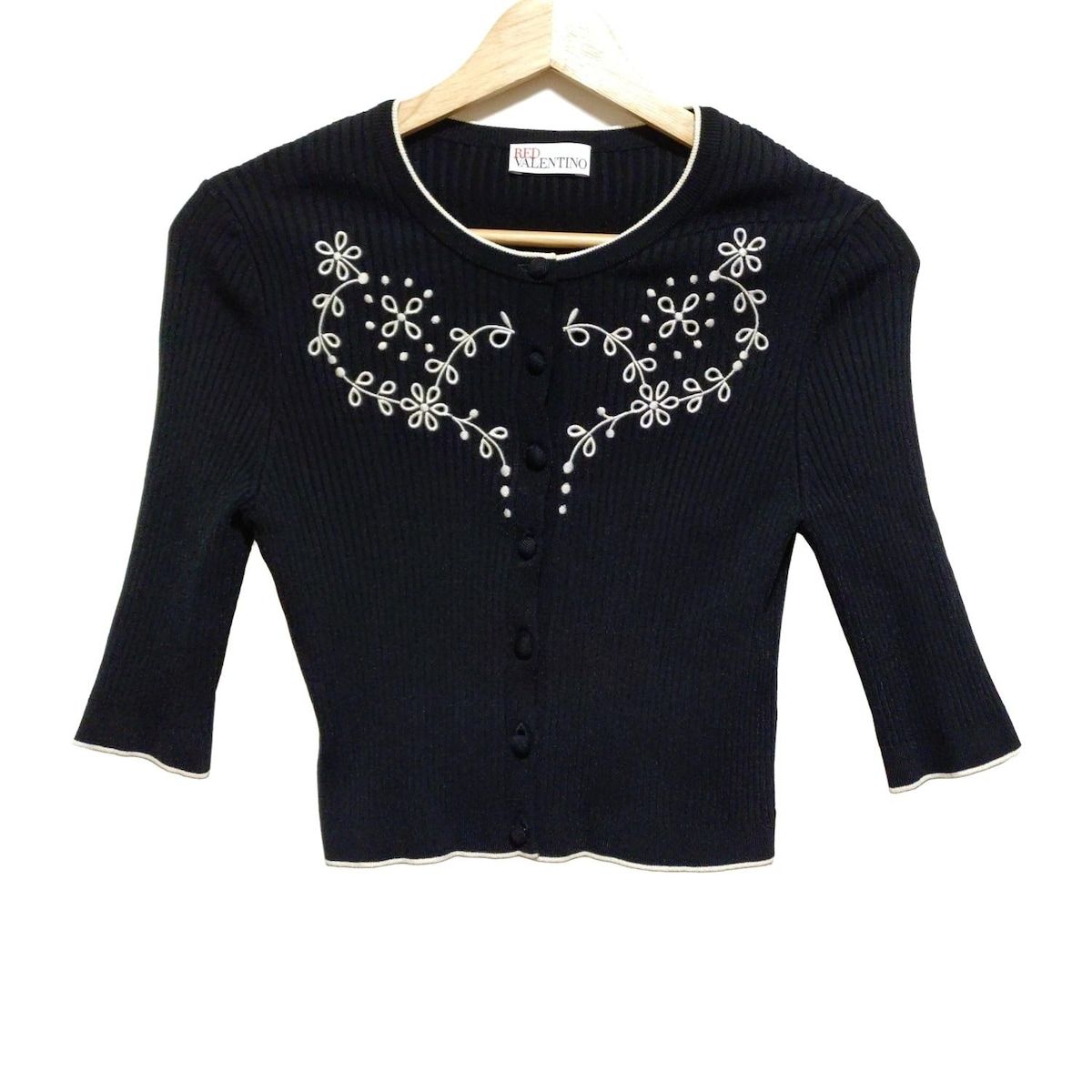 RED VALENTINO(レッドバレンチノ) カーディガン サイズXL レディース