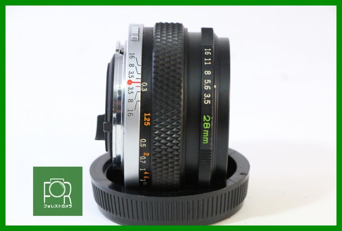 点検済 オリンパス OLYMPUS G ZUIKO 28 mm F 3 5 前後キャップ付き 15571