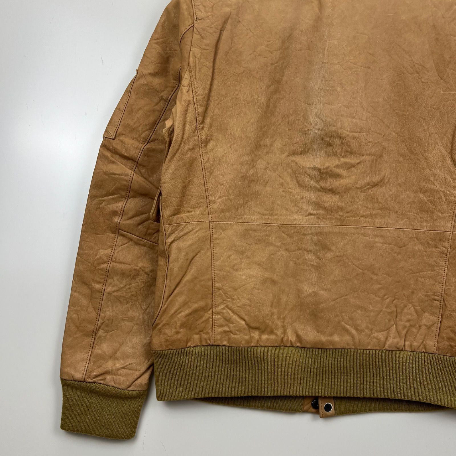 BOYCOTT 00s y2k archive leather flight jacket A-2 M 2 ボイコット
