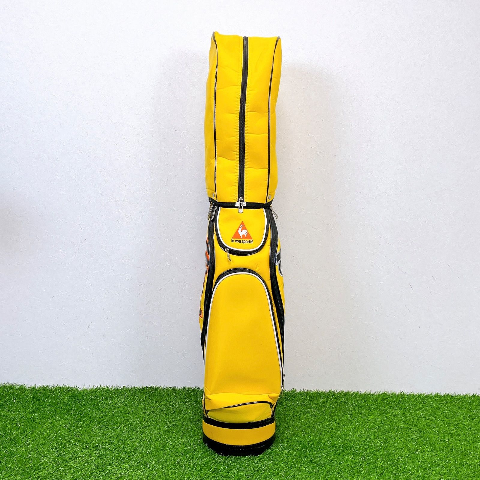 lecoq sportif ルコックスポルティフ キャディバッグ イエロー メンズ
