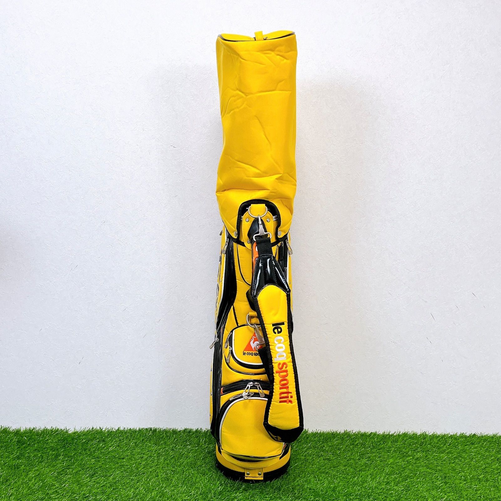 lecoq sportif ルコックスポルティフ キャディバッグ イエロー メンズ